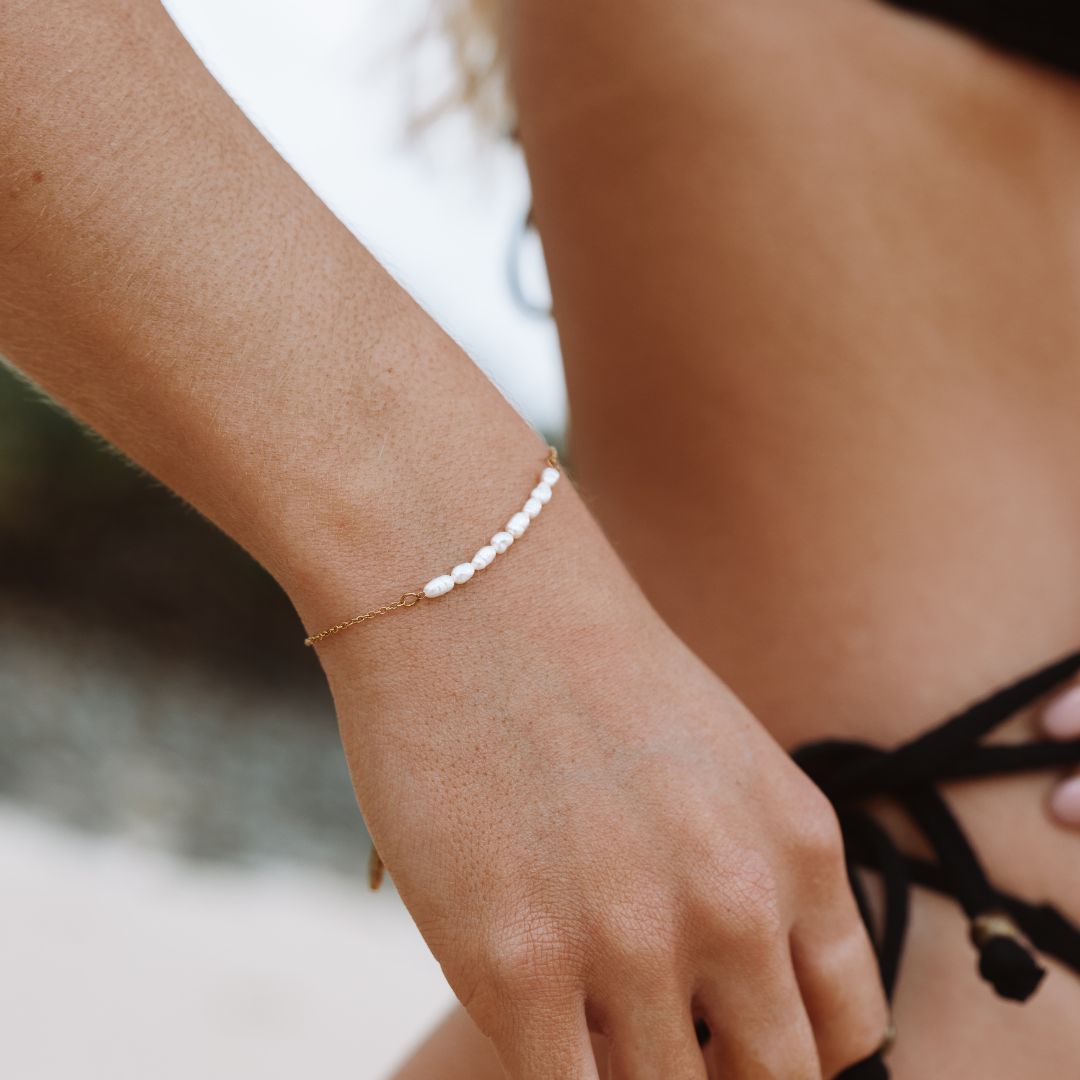 Mini Süßwasserperlenarmband