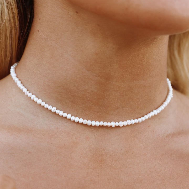 Mini Süßwasserperlen Choker