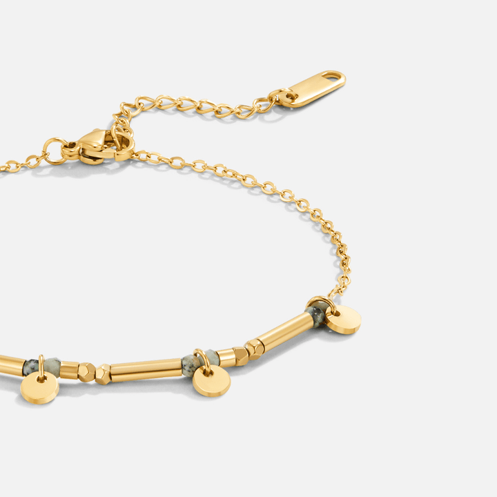 Neri Gold Disc Armband