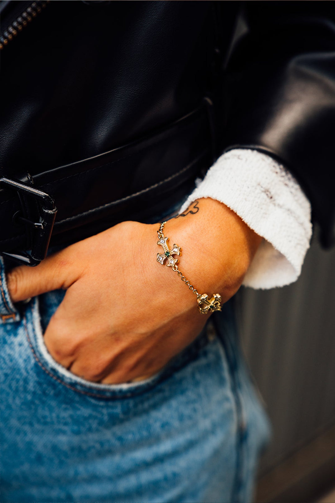 Faith Kreuzanhänger Armband