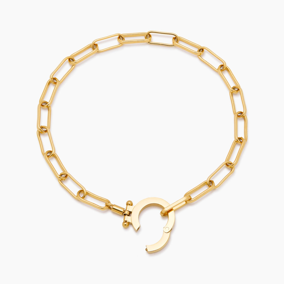 Essentielle Büroklammer-Kettenarmband