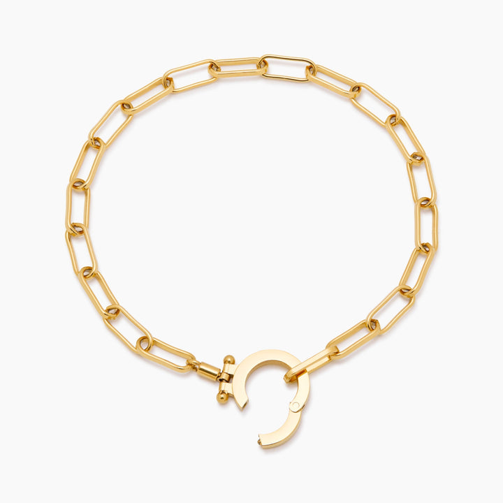 Essentielle Büroklammer-Kettenarmband