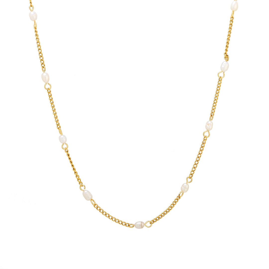 Zarte Goldperlen Choker