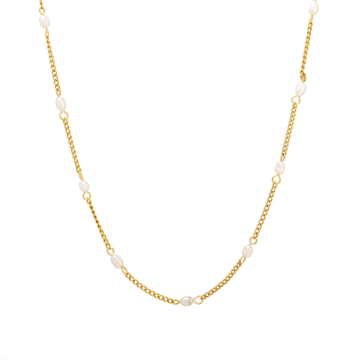 Zarte Goldperlen Choker