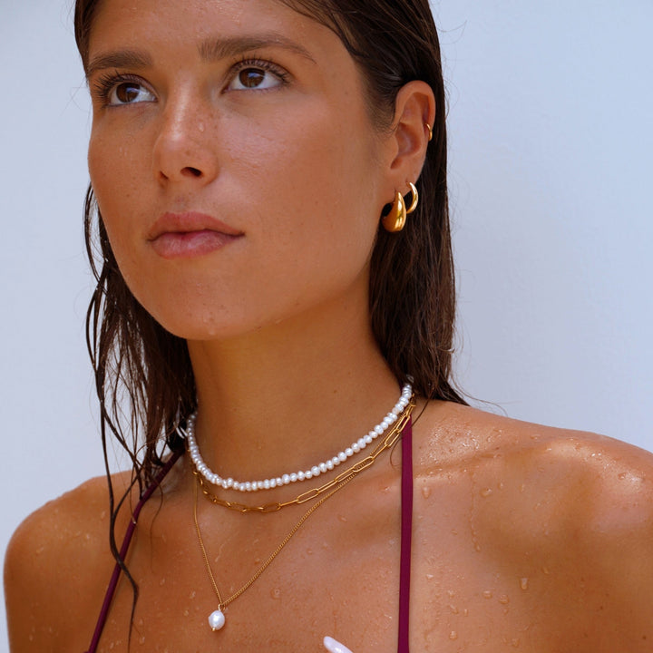 Mini Süßwasserperlen Choker