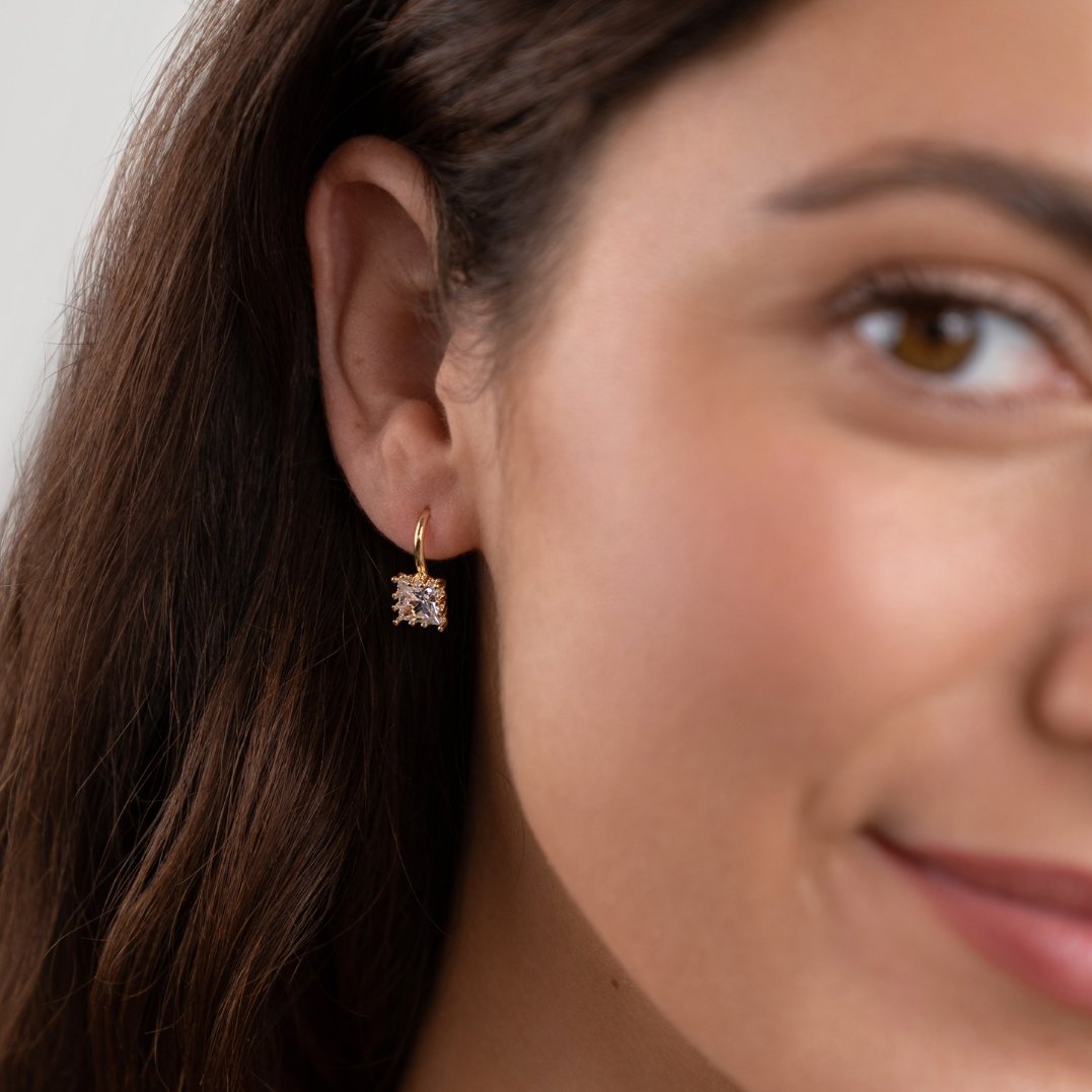 Piper Kristall Tropfenohrringe