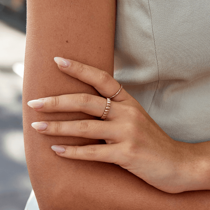 Reene Geometrischer Goldring