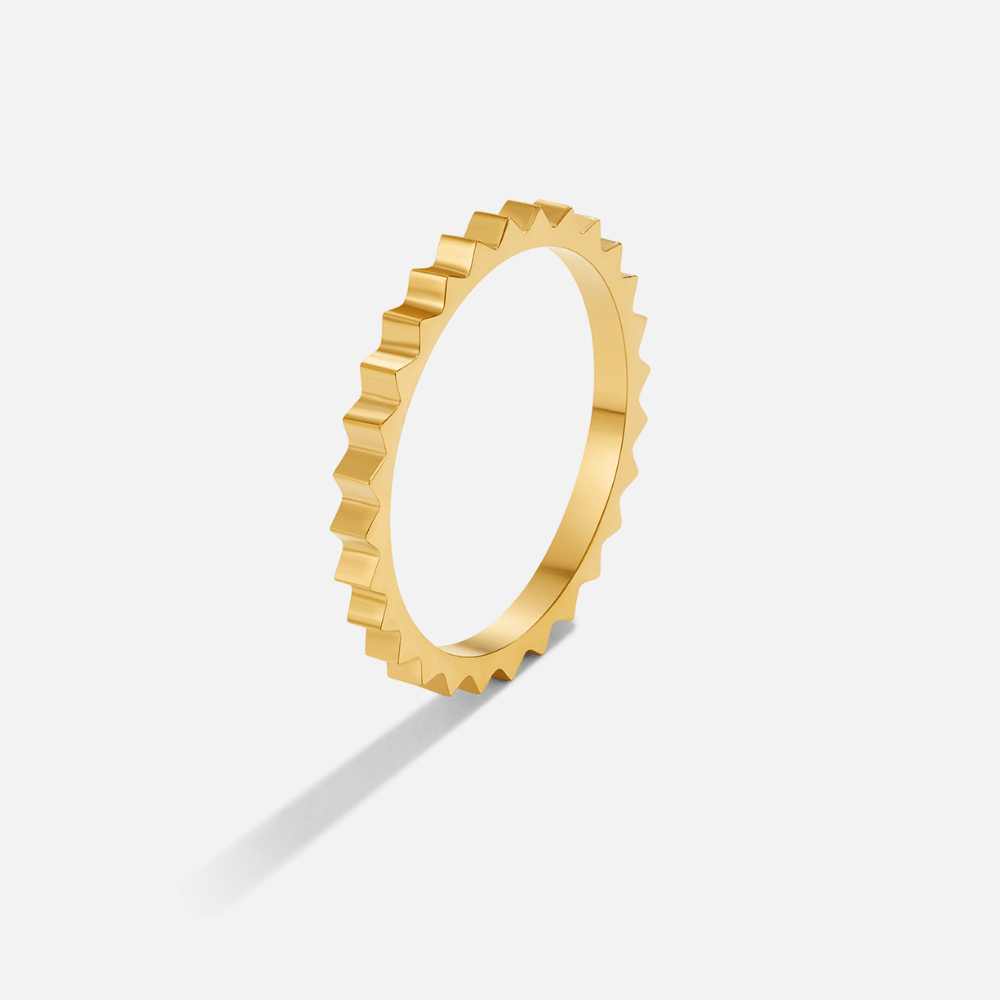 Reene Geometrischer Goldring