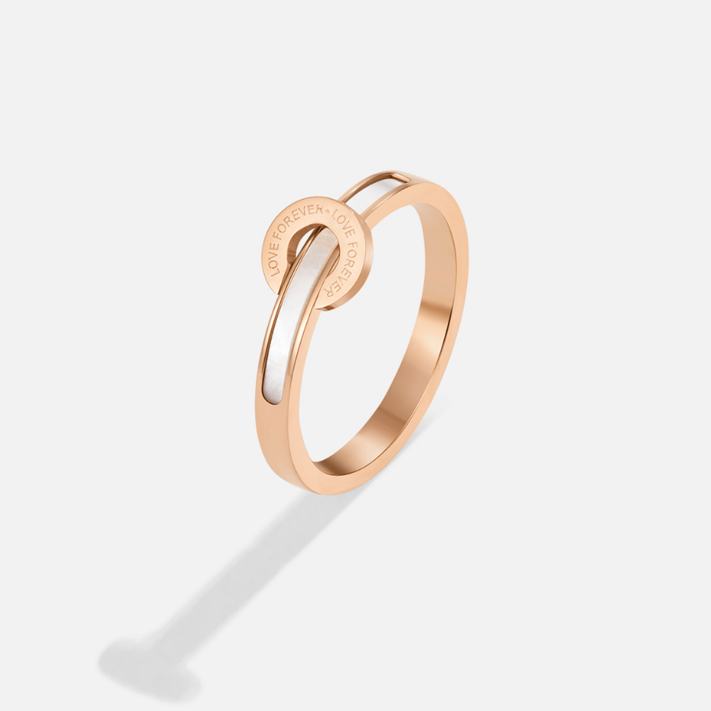 Rosegold Unendlichkeit Ring