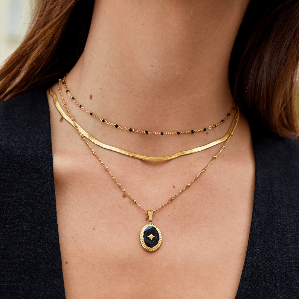 Sarya Schlangenkette Gold Halskette