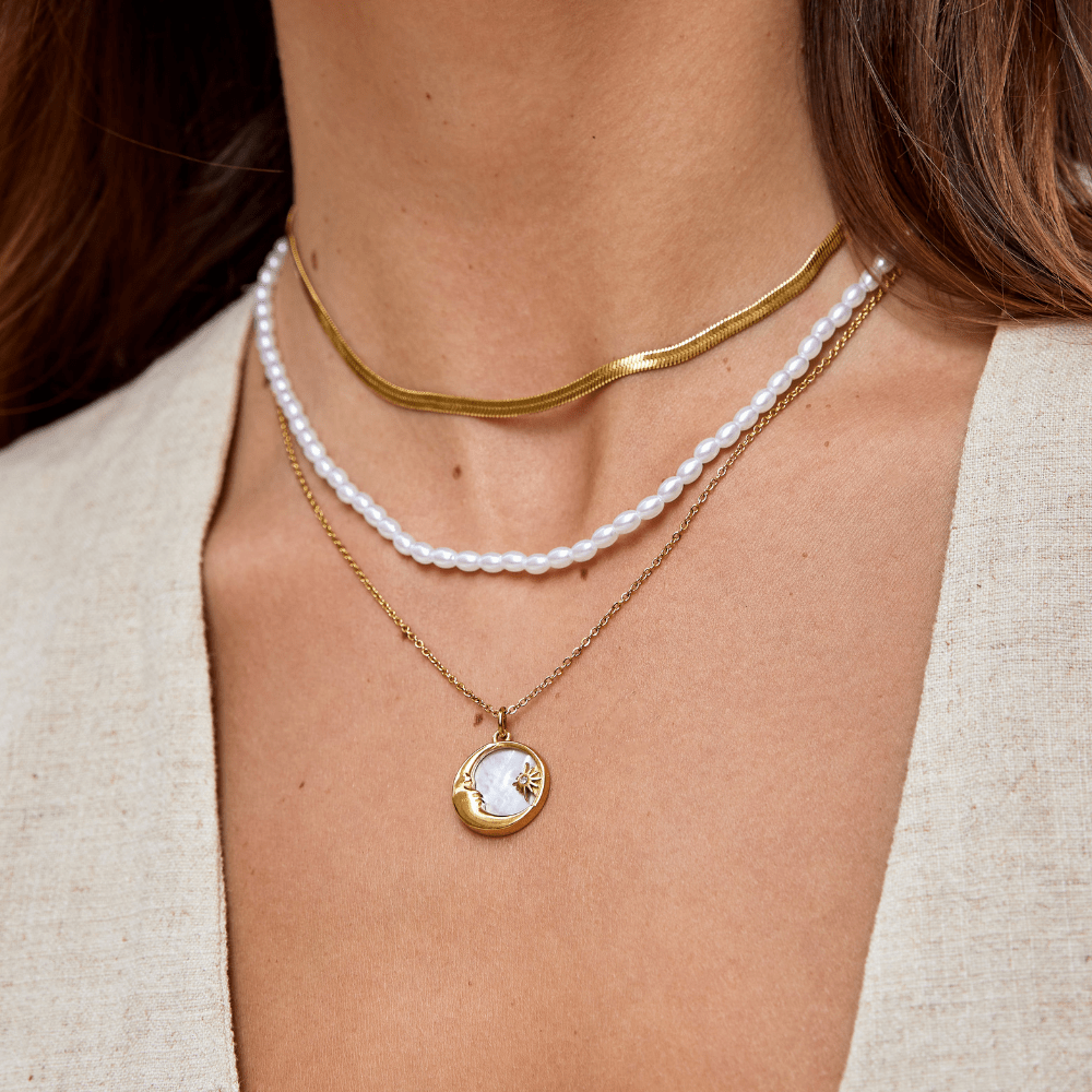 Sarya Schlangenkette Gold Halskette