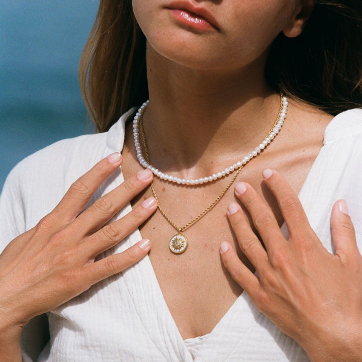 Sonnenstrahlen-Halskette