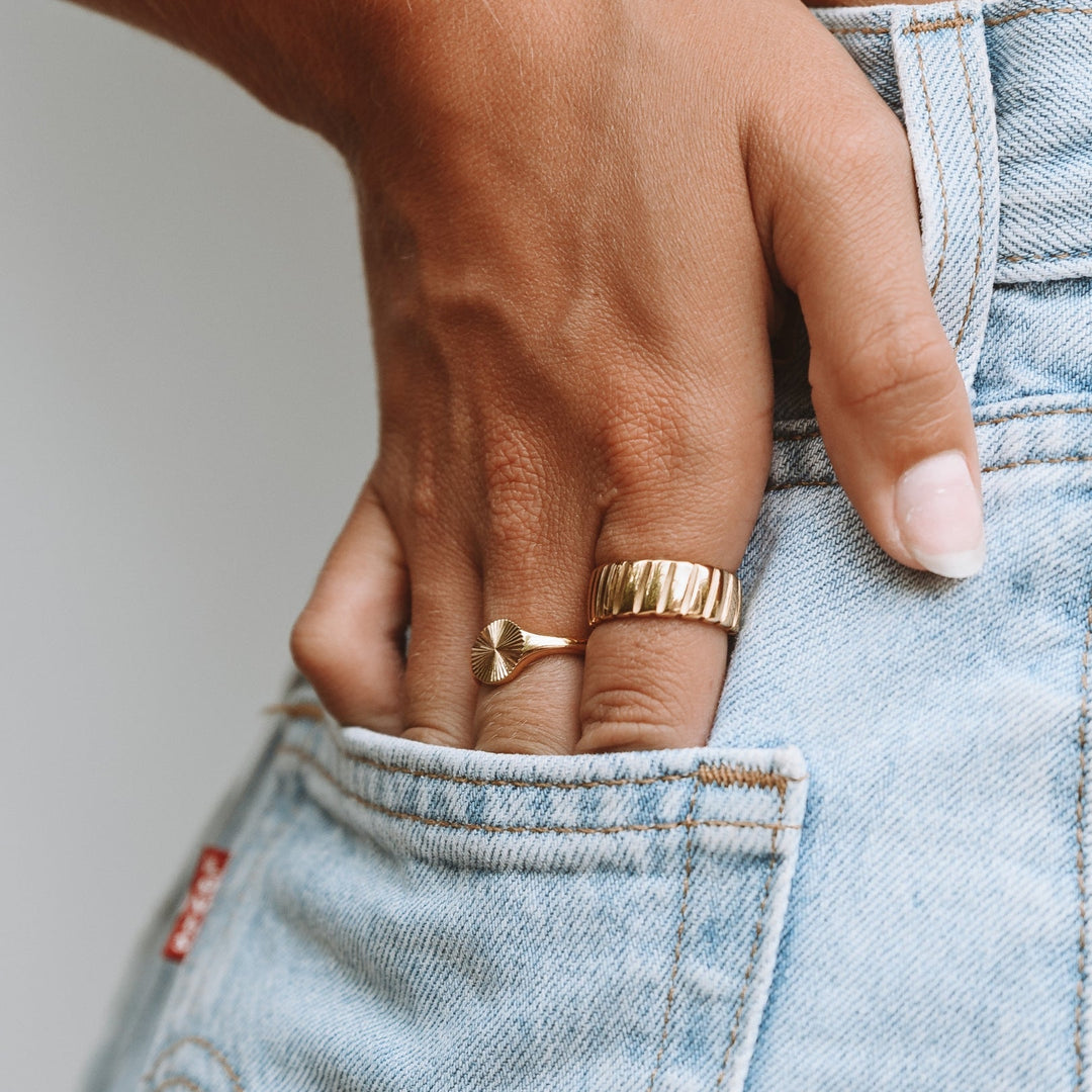Sonnen-Signet-Ring