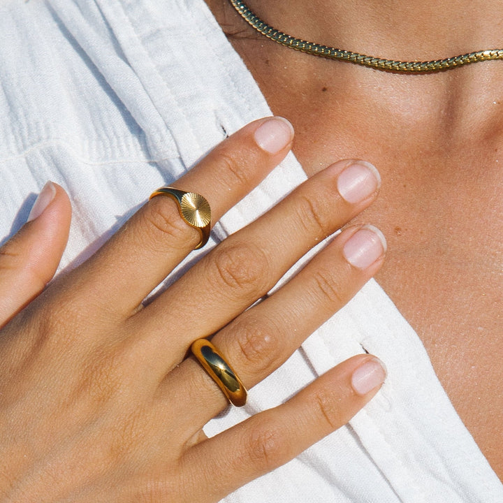 Sonnen-Signet-Ring