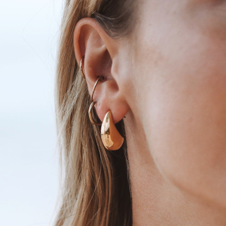 Tropfenförmige Creolen