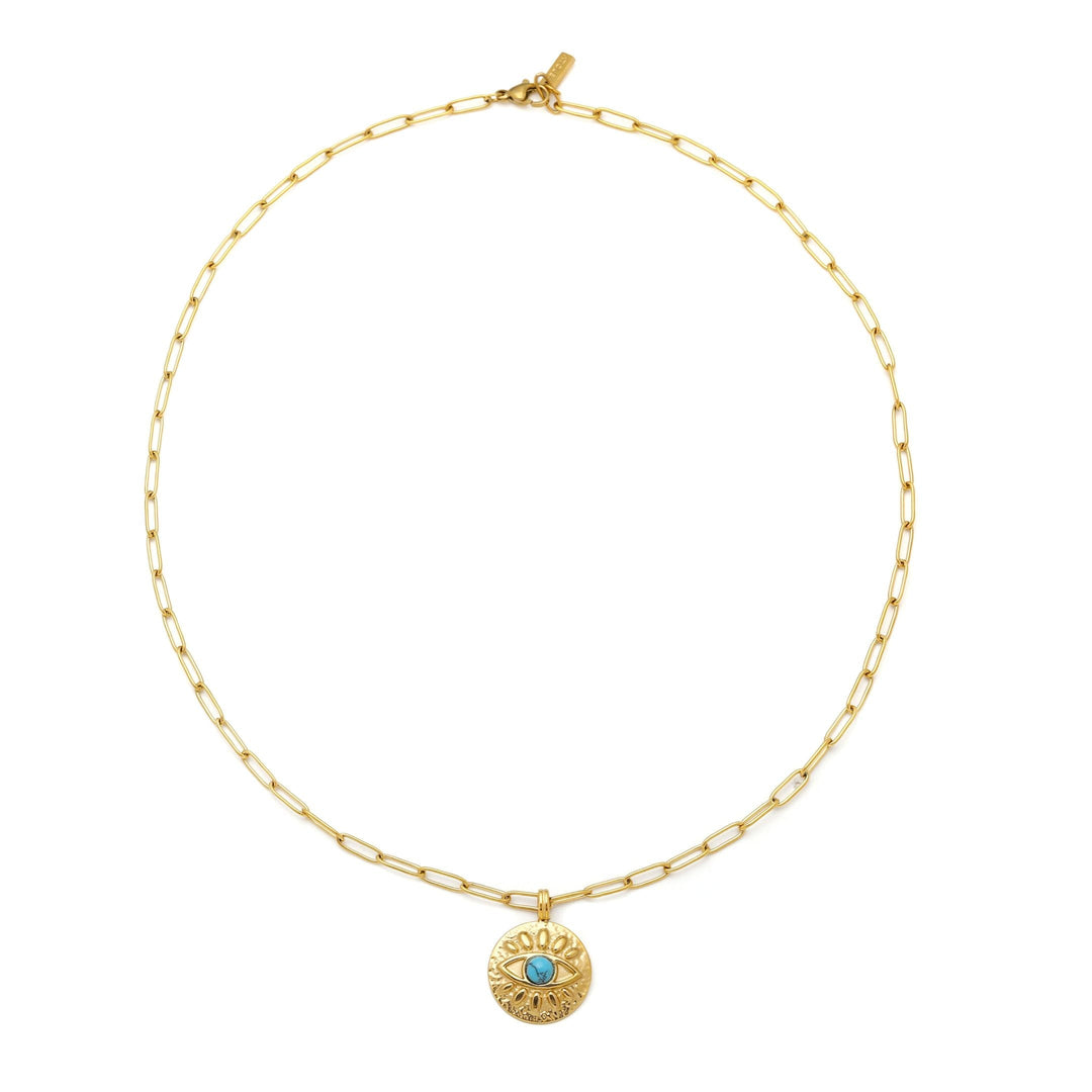 Türkisfarbenes böse-Augen-Halsband