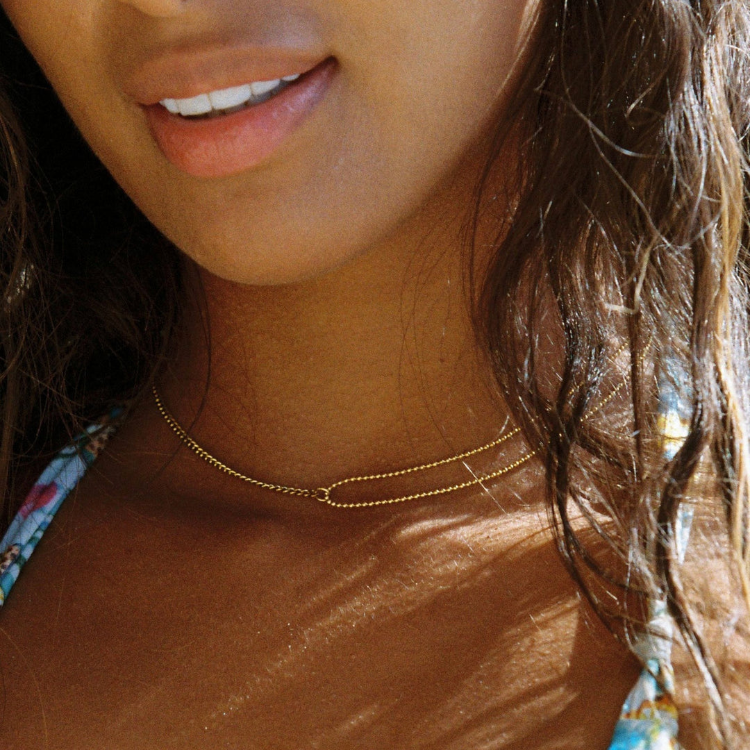 Doppeltes Trouble Choker