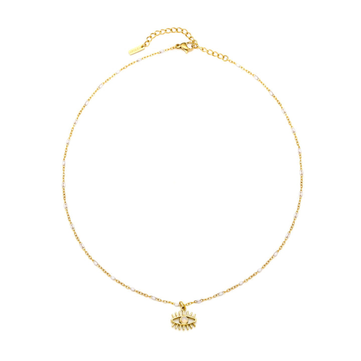 Opal Auge des Bösen Halskette