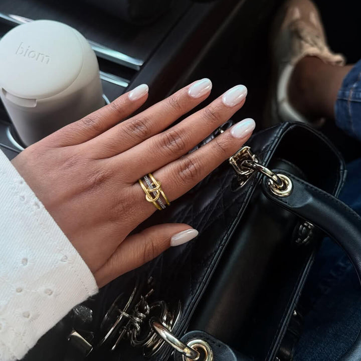 Amélie Klassischer Drei-Stapelring