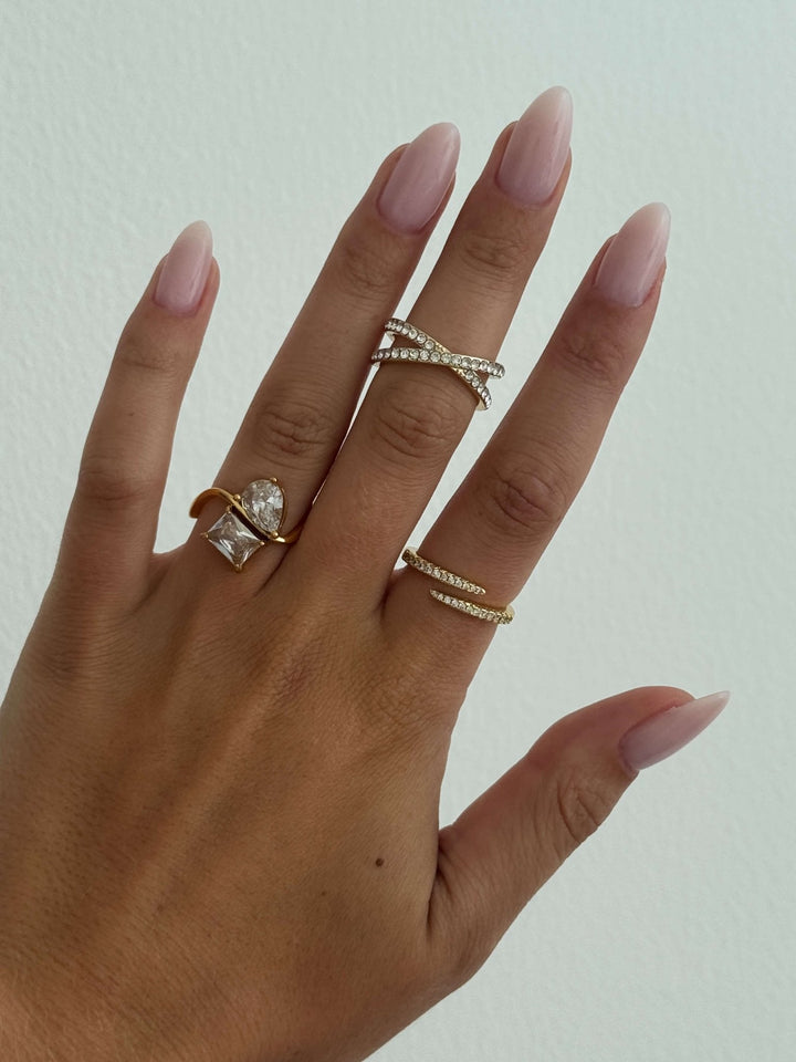 Cressida Zwillings-Zirkonia-Bandring