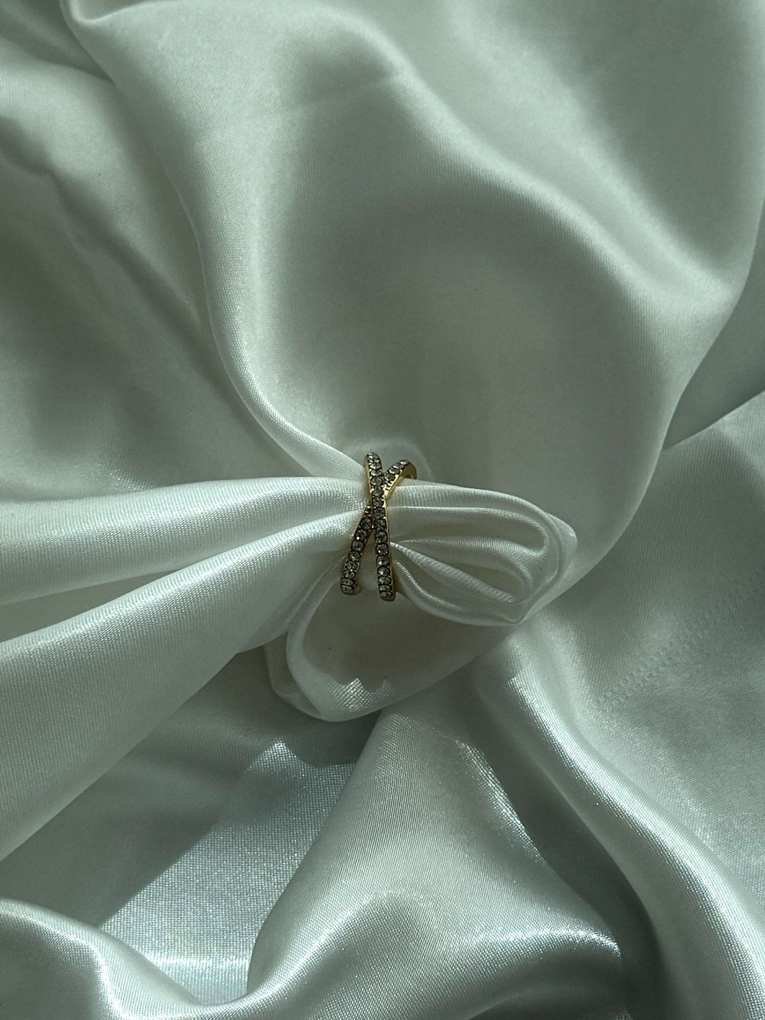 Daisy Kreuz-Rhinestone Bandring