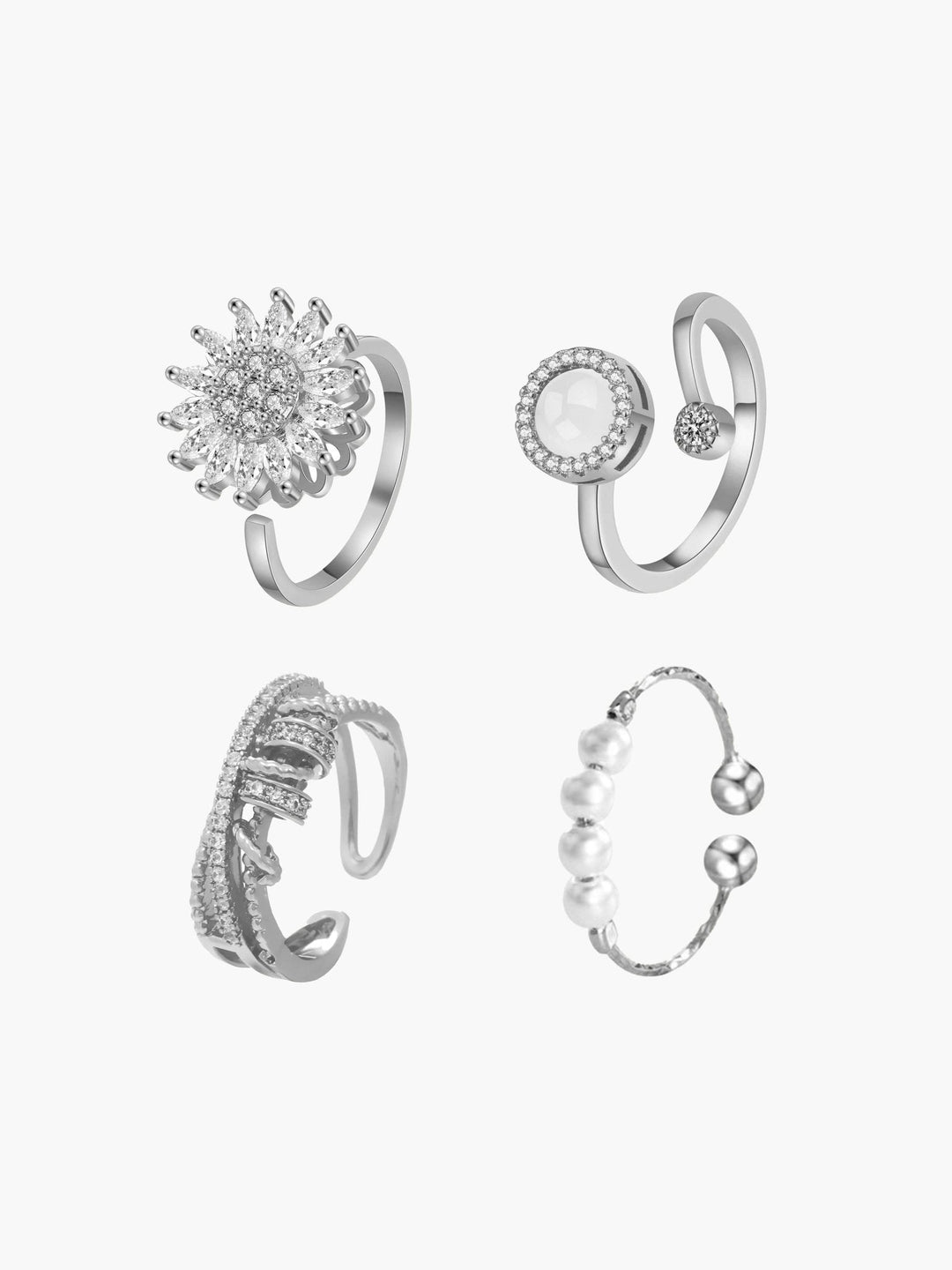 Eliz Angst Spinner Ring Set