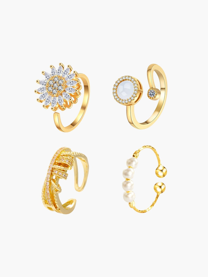 Eliz Angst Spinner Ring Set