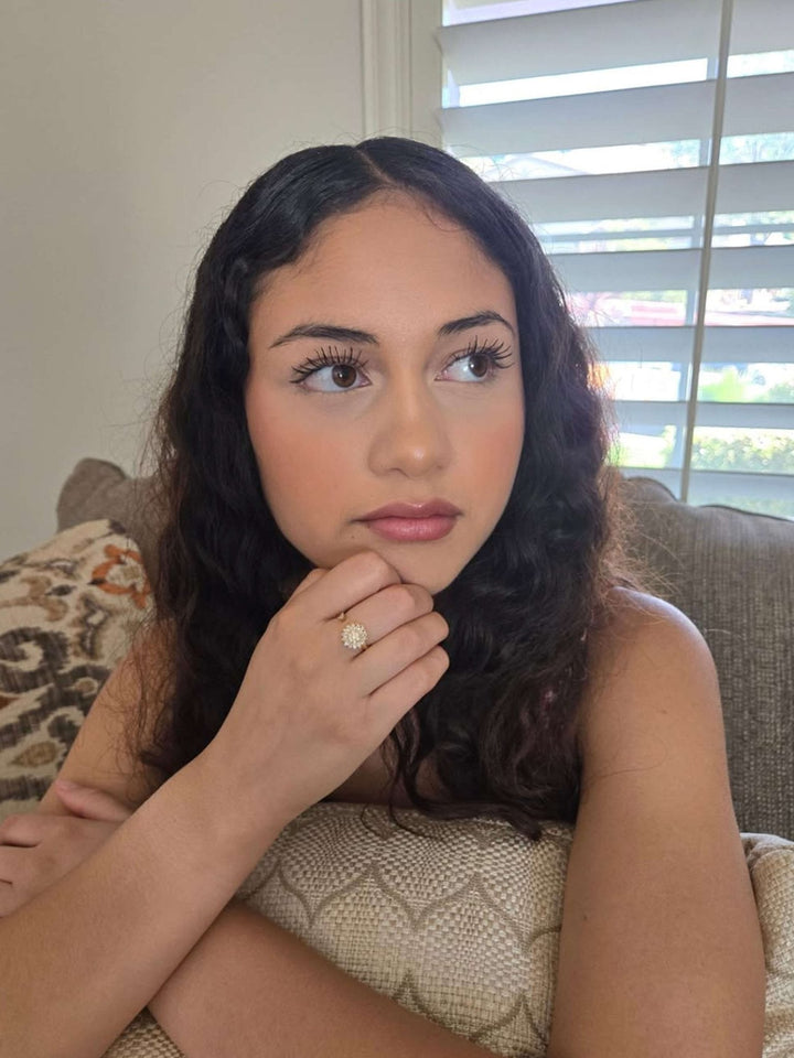 Blumen-Angst-Spinning-Ring