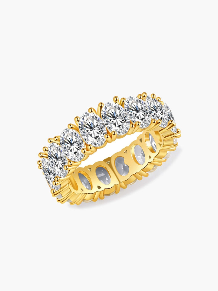 Ovaler Schnitt Statement Bandring