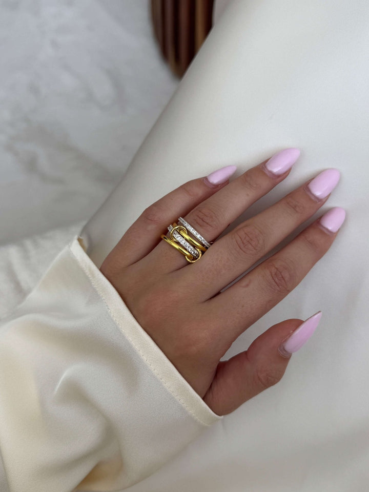 Ramona Strass gestapelter Ring