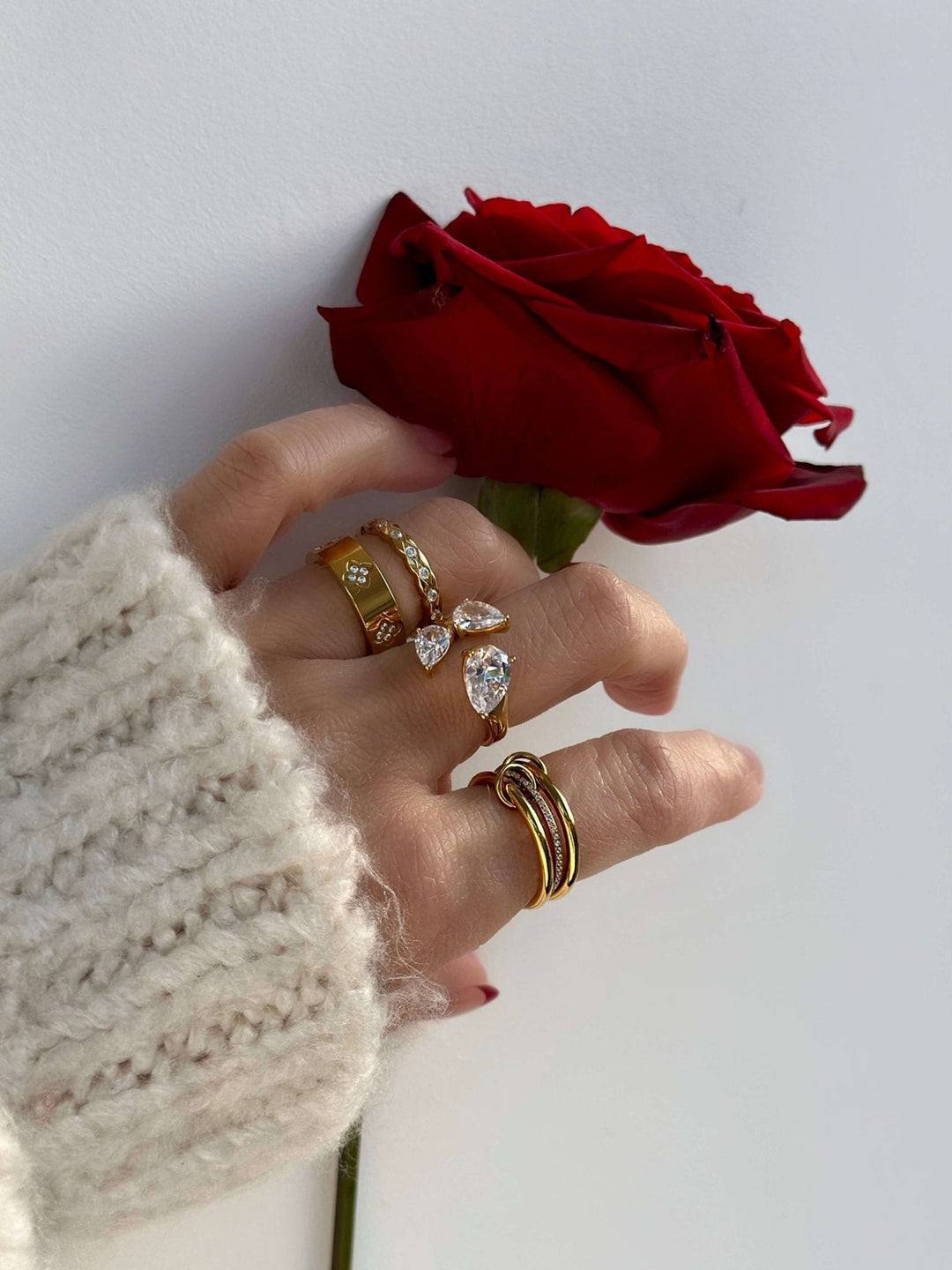 Serrah Herz Strass Bandring