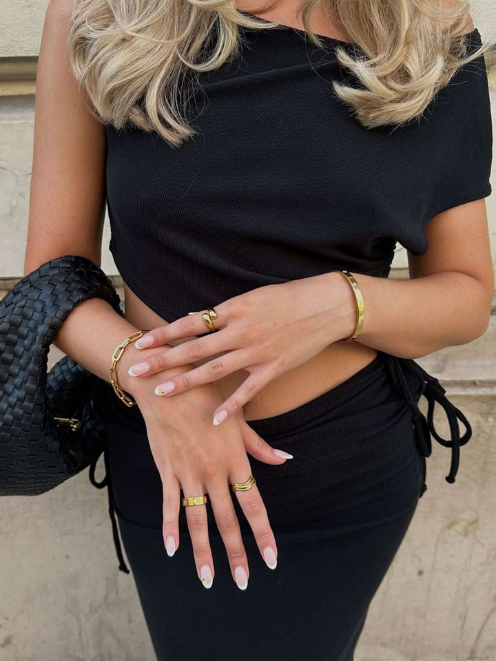 Serrah Herz Strass Bandring