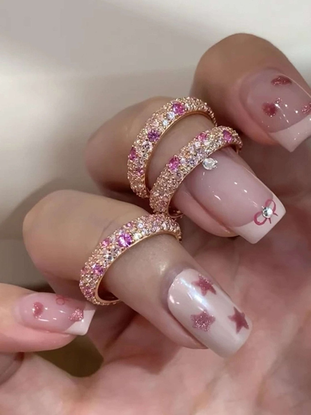 Valentina Gradient Rhinestone Bandring