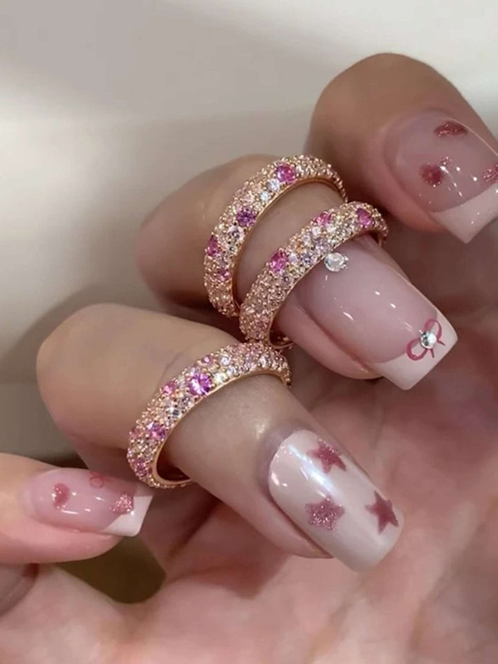 Valentina Gradient Rhinestone Bandring