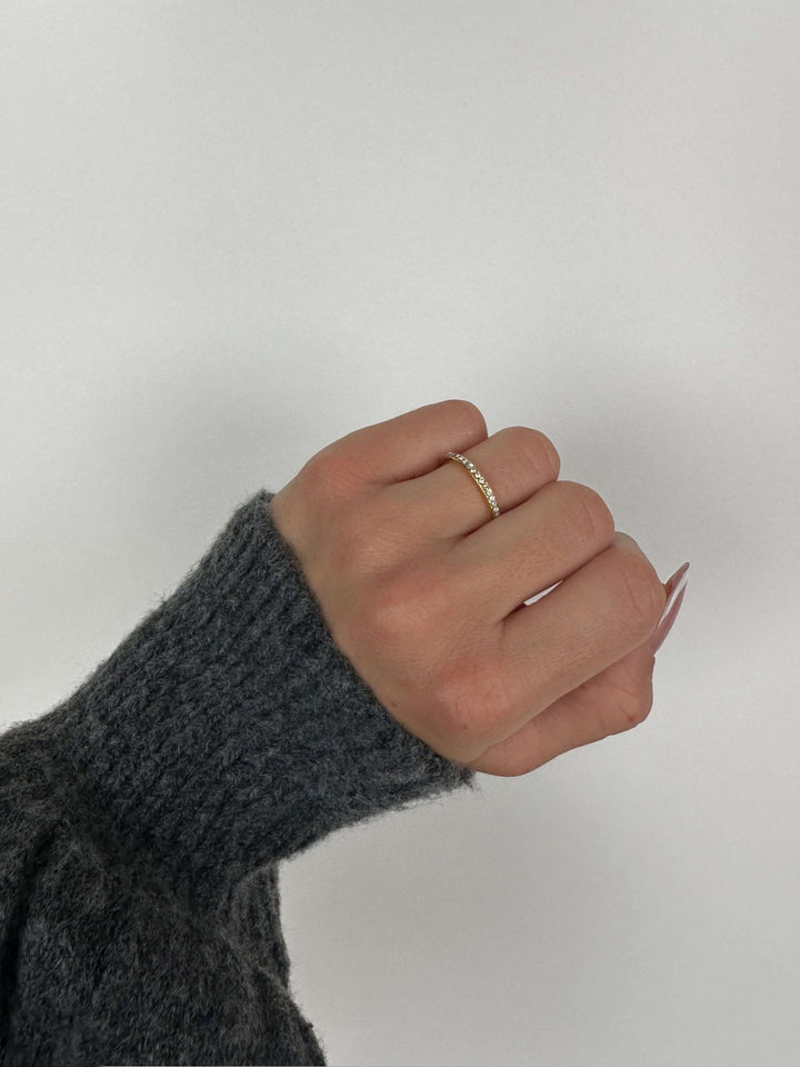 Yalina Slim Pavé Bandring