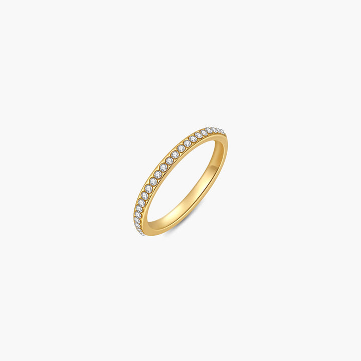 Yalina Slim Pavé Bandring